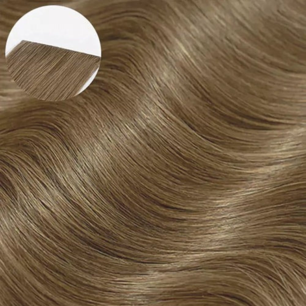 Vando Invisible Clip In Hair Extensions, Seamless Injected Hand-Tied, Virgin Human Hair