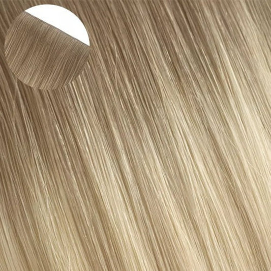 Natural Bronde Balayage Unsichtbare Tape-In-Haarverlängerungen, unbehandeltes menschliches Haar, 20 Stück