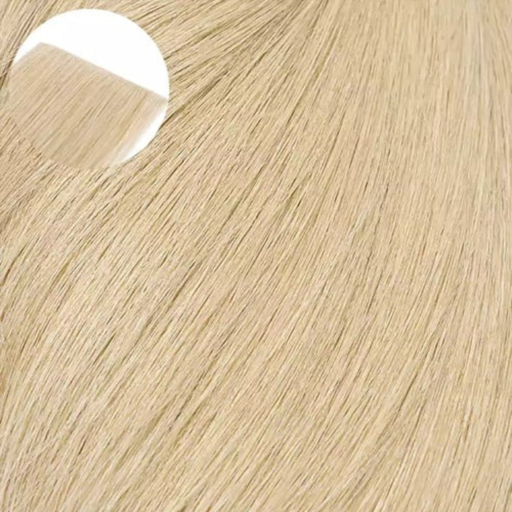 Beige Blonde Bulk Hair Extensions, Luxury Super Double Drawn Quality, Virgin Human Hair, 100g